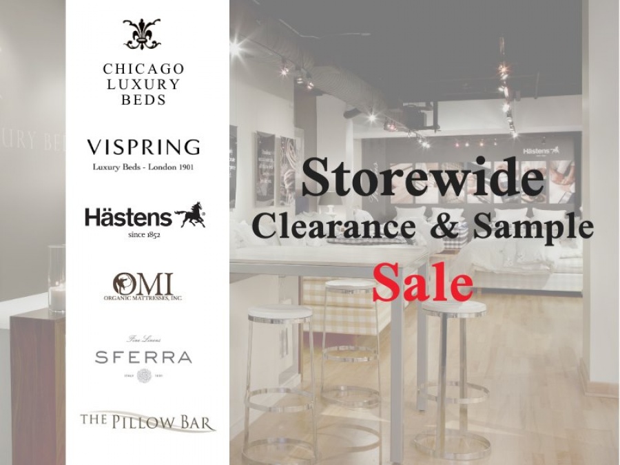Chicago Luxury Beds Annual Clearance and Sample Sale