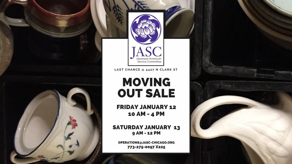 Japanese American Service Committee Moving Out Sale