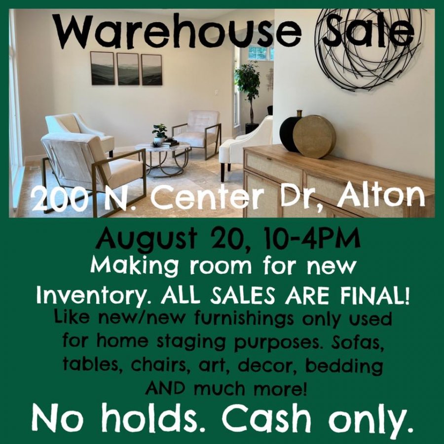 Transitions Home Staging Warehouse Sale