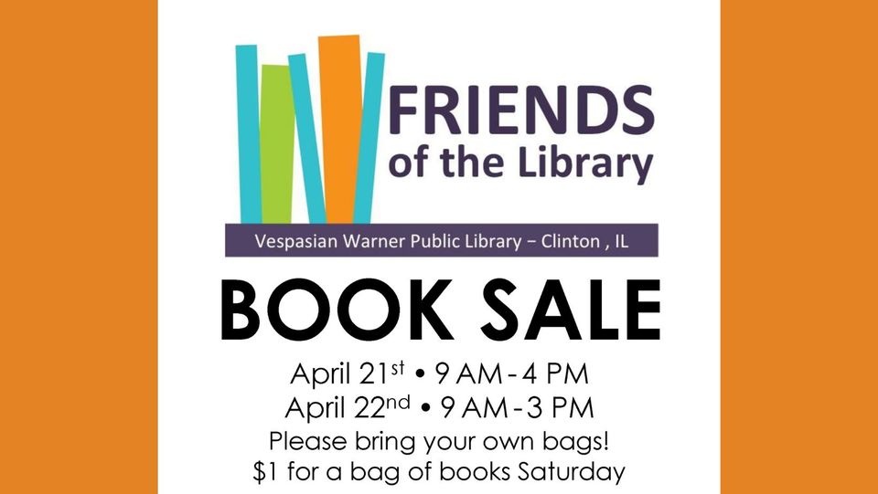 Vespasian Warner Public Library District Book Sale