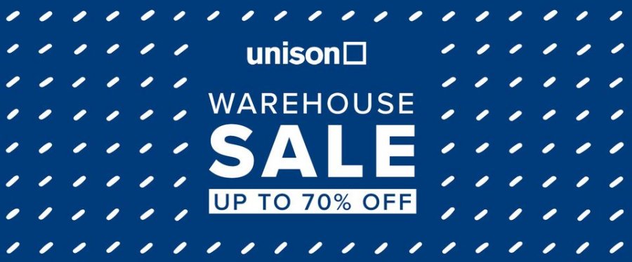 Unison Annual Warehouse Sale