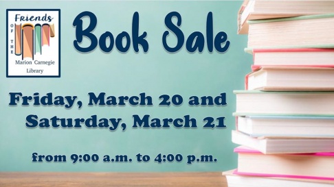 Friends of the Marion Carnegie Library Book Sale