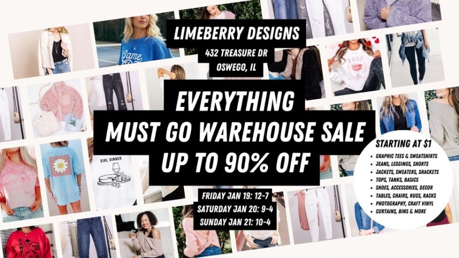 Limeberry Warehouse Sale