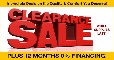 Home Furniture Plumbing and Heating Clearance Sale