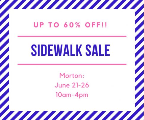 The Nook Gift Shop Morton Sidewalk Sale
