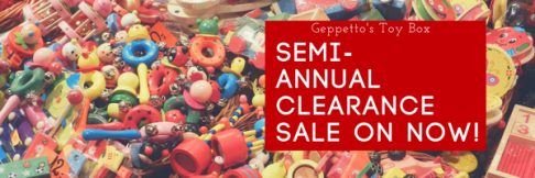 Geppetto's Toy Box Clearance Sale