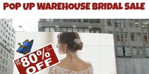 Pop-Up Warehouse Bridal Sale