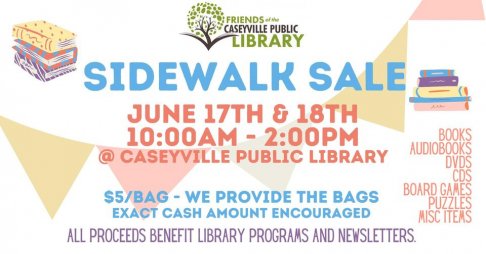 Caseyville Public Library District Library Sidewalk Sale