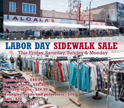 Alcala's Western Wear Labor Day Sidewalk Sale