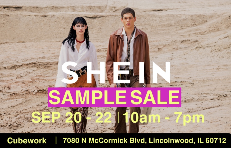 #SHEINUSPopUp Sample Sale 