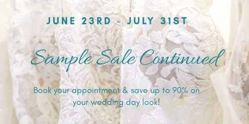 Cloud Nine Bridal Boutique Sample Sale