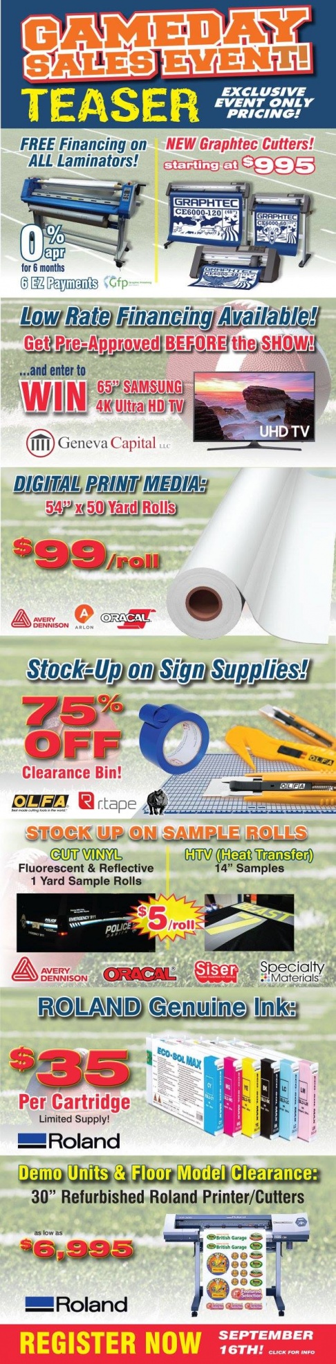 Sign Outlet Gameday Sales  Event - 3