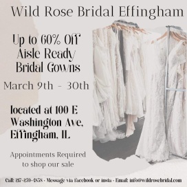 Wild Rose Bridal Effingham Sample Sale