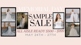 Vayda Jane Bridal Memorial Day Sample Sale